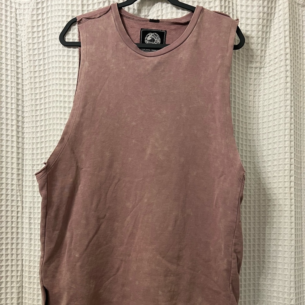Alphalete Very Terry Cutoff- Rose Quartz